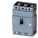 SIEMENS 3VM1220-5EE32-0AA0 circuit breaker 3VM1 IEC frame 250 breaking capacity class M Icu=55kA @ 415V 3-pole, line protection TM220, ATFM, In=200A overload protection Ir=140A...200A short-circuit protection Ii=10 x In nut keeper kit